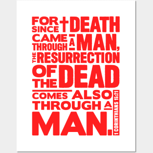 1 Corinthians 15:21 Resurrection Posters and Art